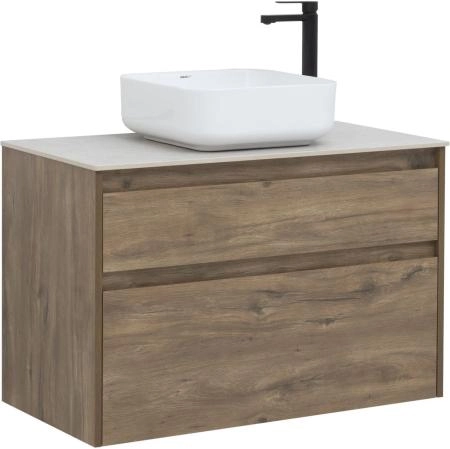 Тумба под раковину Aquanet Nova Lite 90 дуб рустикальный (2 ящика)