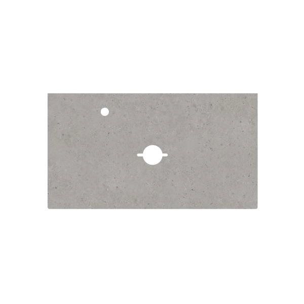 Столешница Kerama Marazzi MAGICA МАДЖИКА SG519920RL90Ta2 для Раковина Safi/Сафи Риккарди 90 см, серая матовая
