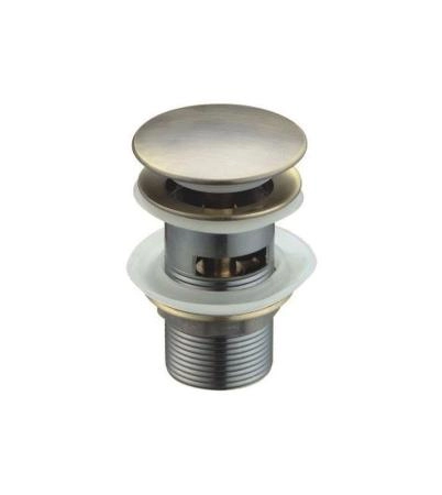 Донный клапан Ceramalux бронза с переливом RD007