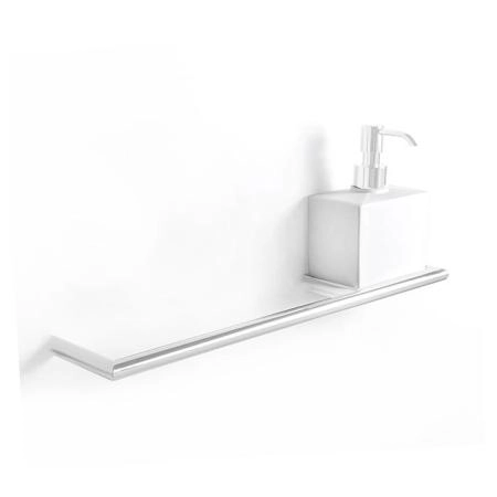 3SC Guy Полотенцедержатель и мыльница, 40см.,  справа, подвесная, композит Solid Surface, цвет: белый матовый/белый матовый