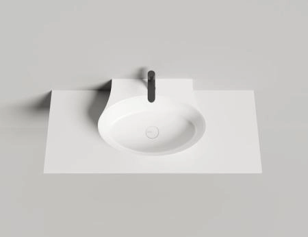 Раковина Salini ALDA WALL 01 S-Sense глянцевая 58x45 140311G накладная без отв.смесителя