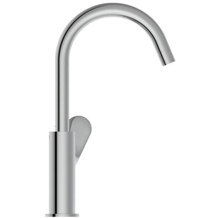 Ideal Standard Ceralife O Смеситель для раковины, на 1 отв., H21.5см., с поворотным изливом, с донным клапаном,  цвет: хром