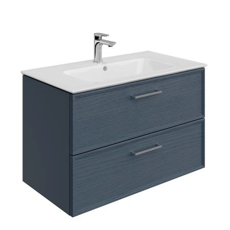 Тумба Kerama Marazzi PIANO CLASSIC ПИАНО КЛАССИК PIA.CL.85\BLU.M подвесная 85 см, 2 ящика, ясень синий матовый