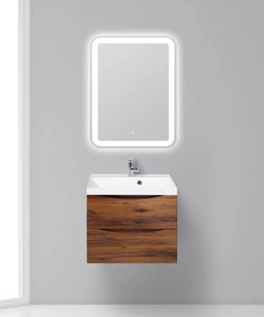 Тумба под раковину Belbagno MARINO Rovere Bianco подвесная 600x450x500 MARINO-600-2C-SO-WO-P