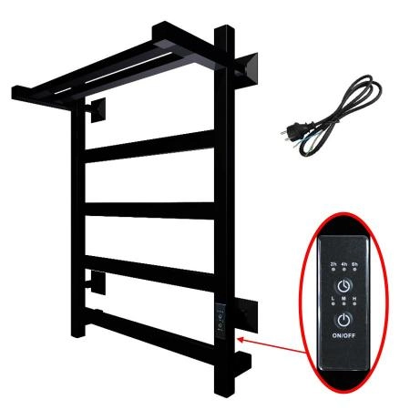 Полотенцесушитель Тругор Пэк сп 20 кв П 60х50 черный ВГП электрический