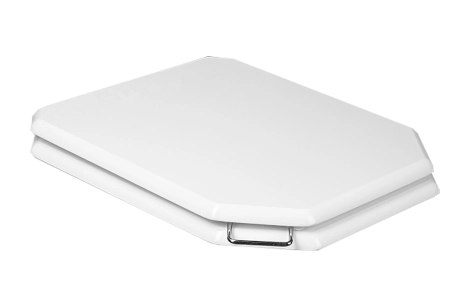 Крышка массив для подвесного унитаз Bohemeа Vogue микролифт CHROME_Комплект 947-CR