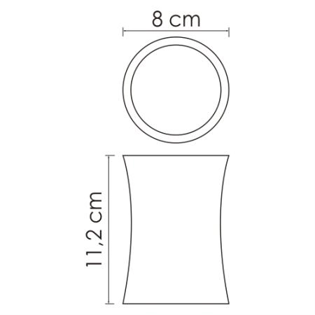 Стакан для зубных щеток Wasserkraft Salm K-7628