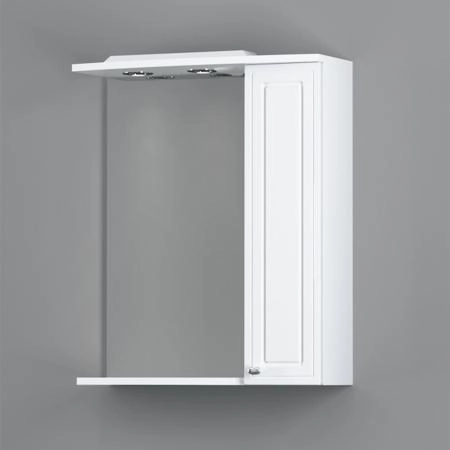 Зеркальный шкаф RedBlu by Damixa Palace One M41MPR0601WG белый глянцевый