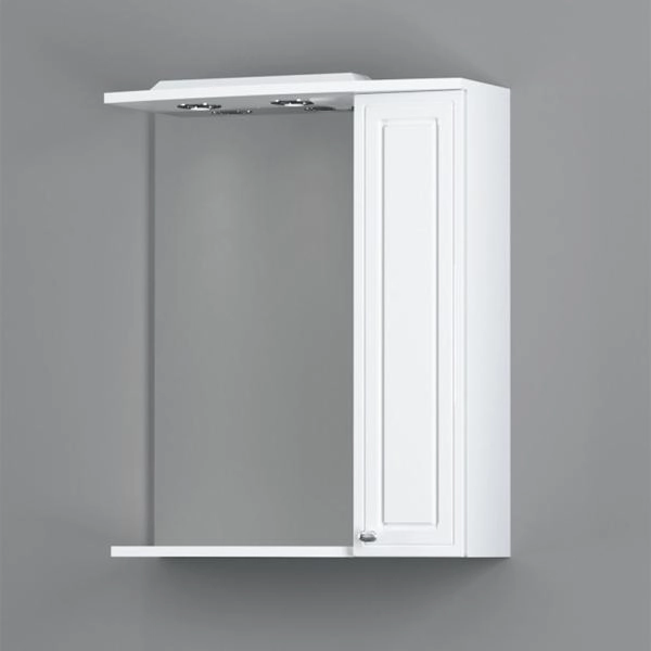 Зеркальный шкаф RedBlu by Damixa Palace One M41MPR0601WG белый глянцевый