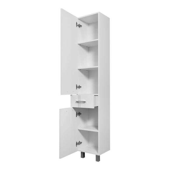 Шкаф-пенал Stella Polar Опера, патина серебро