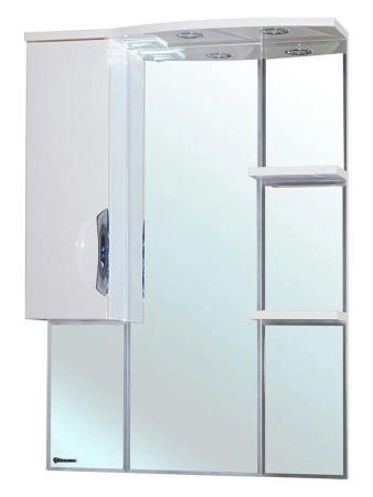 Зеркало-шкаф Bellezza Лагуна 85 L с подсветкой белый
