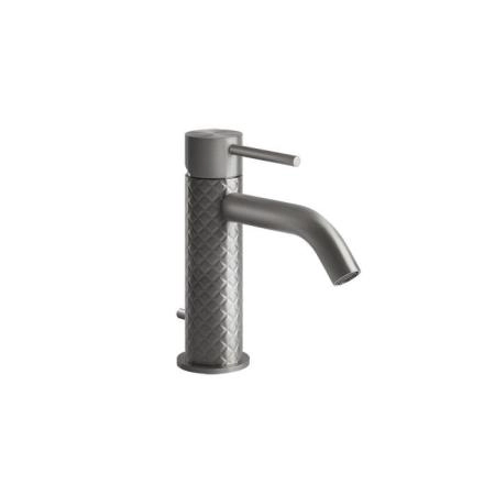 Gessi Intreccio Смеситель однорычажный с донным клапаном, цвет: шлифованная сталь