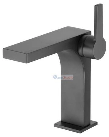 Смеситель для умывальника 150 51102130000 Хром черный шлифованный