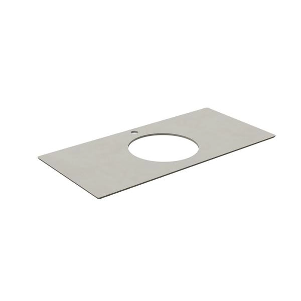 Столешница Kerama Marazzi PLAZA ПЛАЗА KM6012G0501RP100Ic2 Столешница для полувстраиваемых раковин Про Чементо 100, серый светлый натуральный