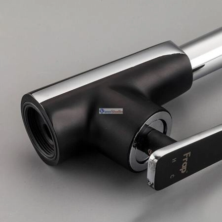 Смеситель для кухни Frap F4057 черный хром