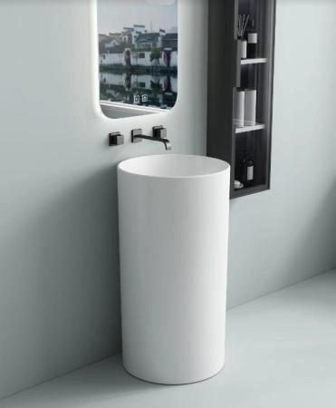 Раковина SantiLine SL-4014  45x45 напольный керамическая Белый