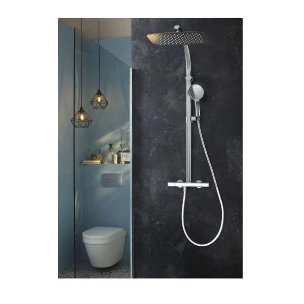 Душевая система Jacob Delafon TALAN E20642-CP термостат для душа,хром