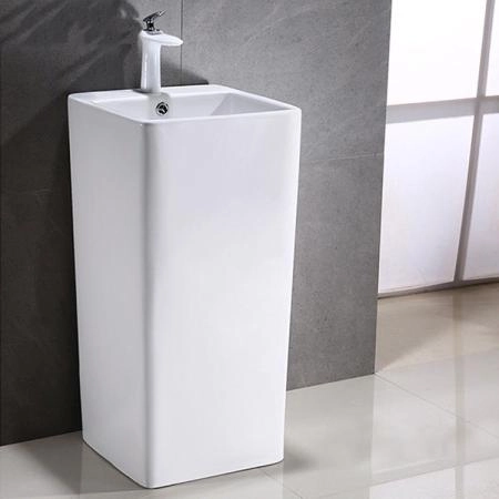Раковина CeramaLux P7004L 41x41х83 см напольная