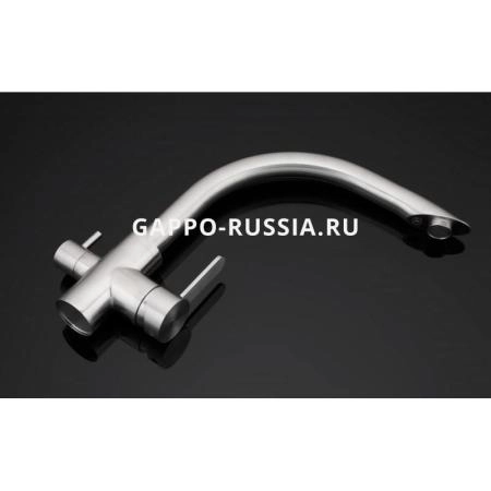 Смеситель Gappo G4399 для кухни нержавеющая сталь