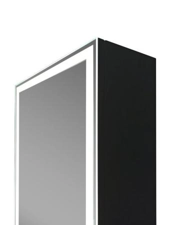 Зеркало-шкаф Континент Mirror Box black Led 400х1600