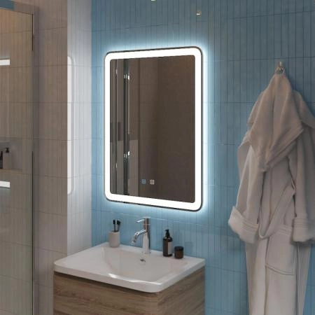 Зеркало Belbagno SPC-MAR-1200-800-LED-BTN Led подсветка вкл/выкл 1200x30x800