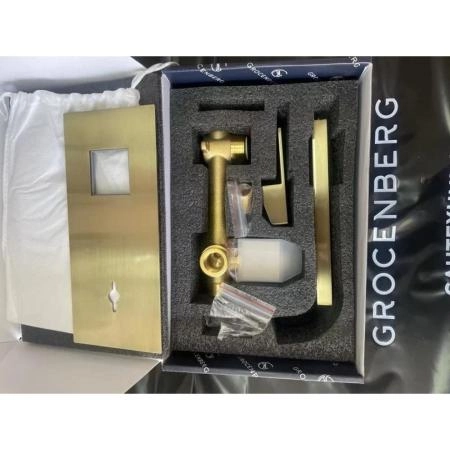 Смеситель GROCENBERG GB588BR для раковины встраиваемый, бронза