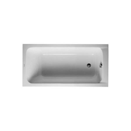 Duravit D-Code Ванна акриловая 150х75x40см, встраиваемая, с 1 наклоном для спины, выпуск в зоне ног, цвет: белый