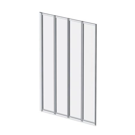 Душевая шторка на ванну AM.PM Like W80BS-100-140CT хром, прозрачное 100 см