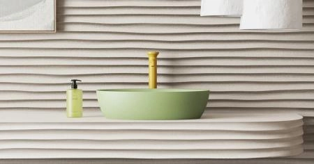 Раковина Salini ALDA 01 S-Sense покраска RAL глянцевая 58x35 110611GF накладная