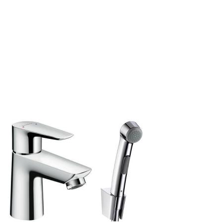 Смеситель для раковины с гигиеническим душем Hansgrohe Talis E 71729000 с донным клапаном,хром