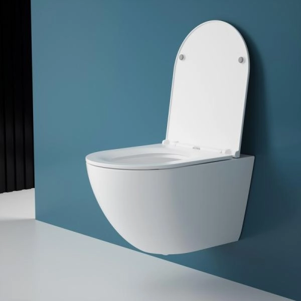 Унитаз ESBANO FORTEX-53T торнадо безободковый подвесной белый 530x360x360