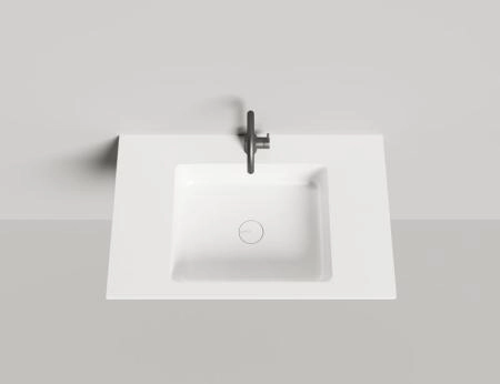 Раковина Salini ONDA 80 S-Stone матовая 80x50 1402201M столешница без отв.смесителя