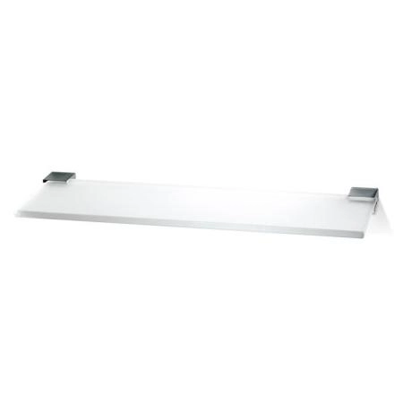Decor Walther Corner GLA40 Полочка стеклянная 40x12см, подвесная, цвет: хром