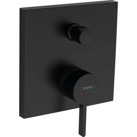 Смеситель Hansgrohe 76415670 Finoris для 2х потребителей (внешняя монтажная часть) черный матовый