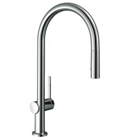 Смеситель Hansgrohe 72800000 для кухни Talis M54 210 мм, выдвижной ? излив 2 режима хром