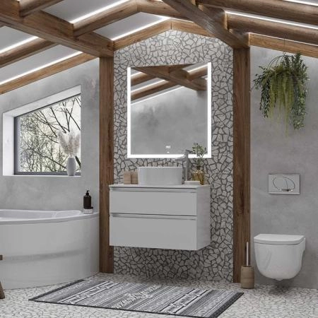 Roca Meridian-N Унитаз подвесной 36x48см, безободковый, цвет: белый