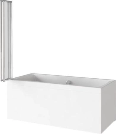 Шторка для ванны GOOD DOOR SCREEN GR4-100-C-CH 4 ств., 4 мм 100 прозрачное
