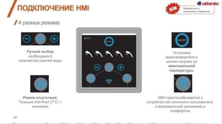 Водонагреватель накопительный Atlantic Vertigo Steatite Wi-Fi 50