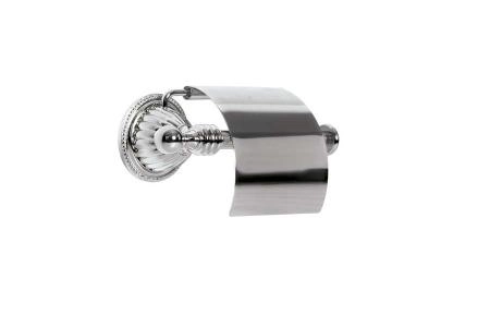 Держатель для туалетной бумаги Boheme с крышкой HERMITAGE CHROME 10380