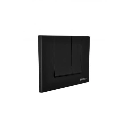 Инсталляция BERGES NOVUM 40245 для скрытого монтажа унитаза кнопка S5 Soft Touch, черная
