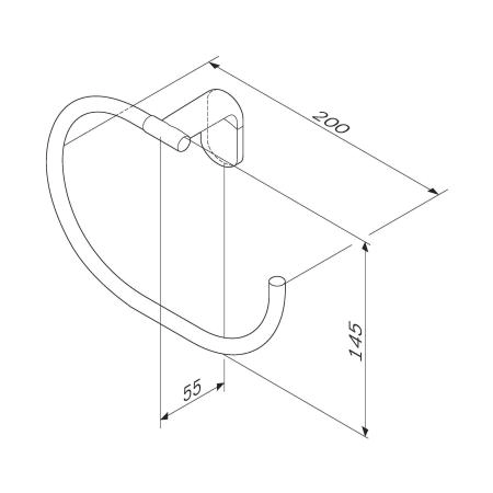 Кольцо для полотенец AM.PM X-Joy A8434400 хром