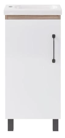 Тумба ASB-Mebel Адель 40 напольная Белый/Дуб Сонома