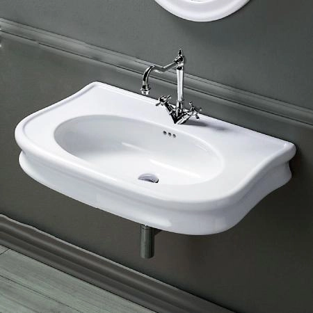 SIMAS Lante 90, раковина 90*54*h13, с 1 отв. под смеситель, цвет: белый (СО склада продаем с базой LAM90)