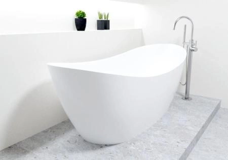 Ванна Aquastone Торре 168x80 литьевой мрамор отдельностоящая