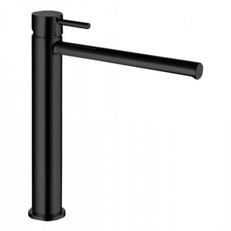 Смеситель для раковины Bossini Oki Z005303.073 высокий с заглушкой, цвет черньій матовьій