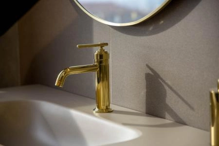 Смеситель для умывальника Boheme ETERNA GOLD 171-G