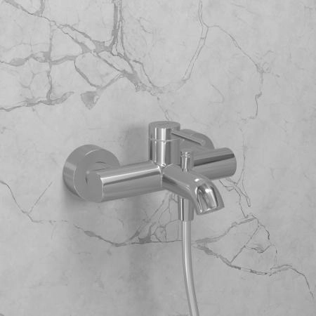 Смеситель VitrA Minimax Round  A43548EXP настенный однорычажный хром латунь