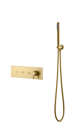 Смеситель FUSION Boheme с ручным душем MAT GOLD 130-SYS-MG