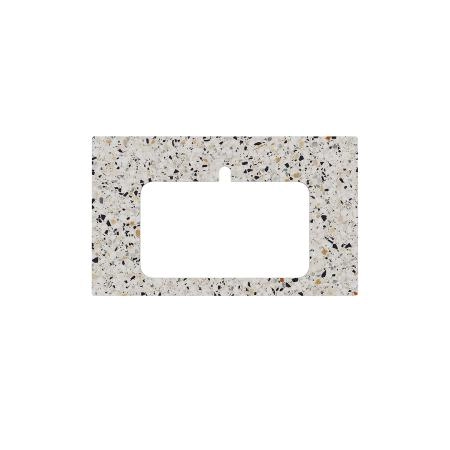 Столешница Kerama Marazzi PLAZA ПЛАЗА KM6012G0471RP80Ir2 Столешница для полувстраиваемых раковин Бричиола 80, белый натуральный