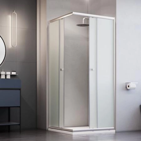 Душевой уголок RGW TN-205-J Dolphin 80x80 Хром белое матовое